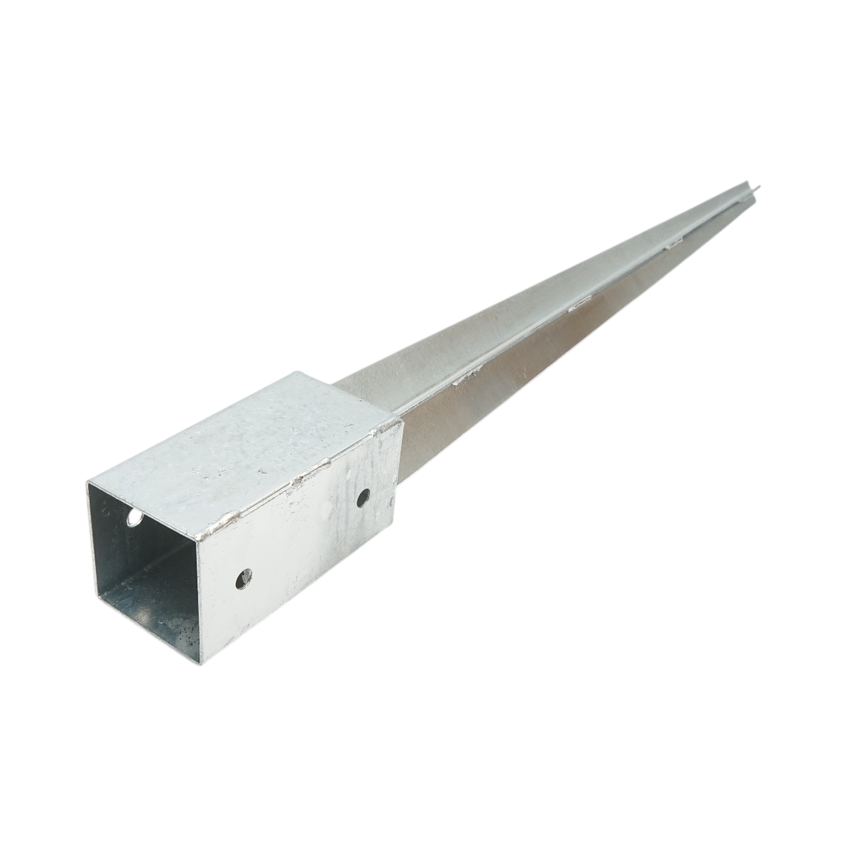 Suport stalp tip tarus 71x71x750mm, grosime 2mm, otel zincat – imagine 3