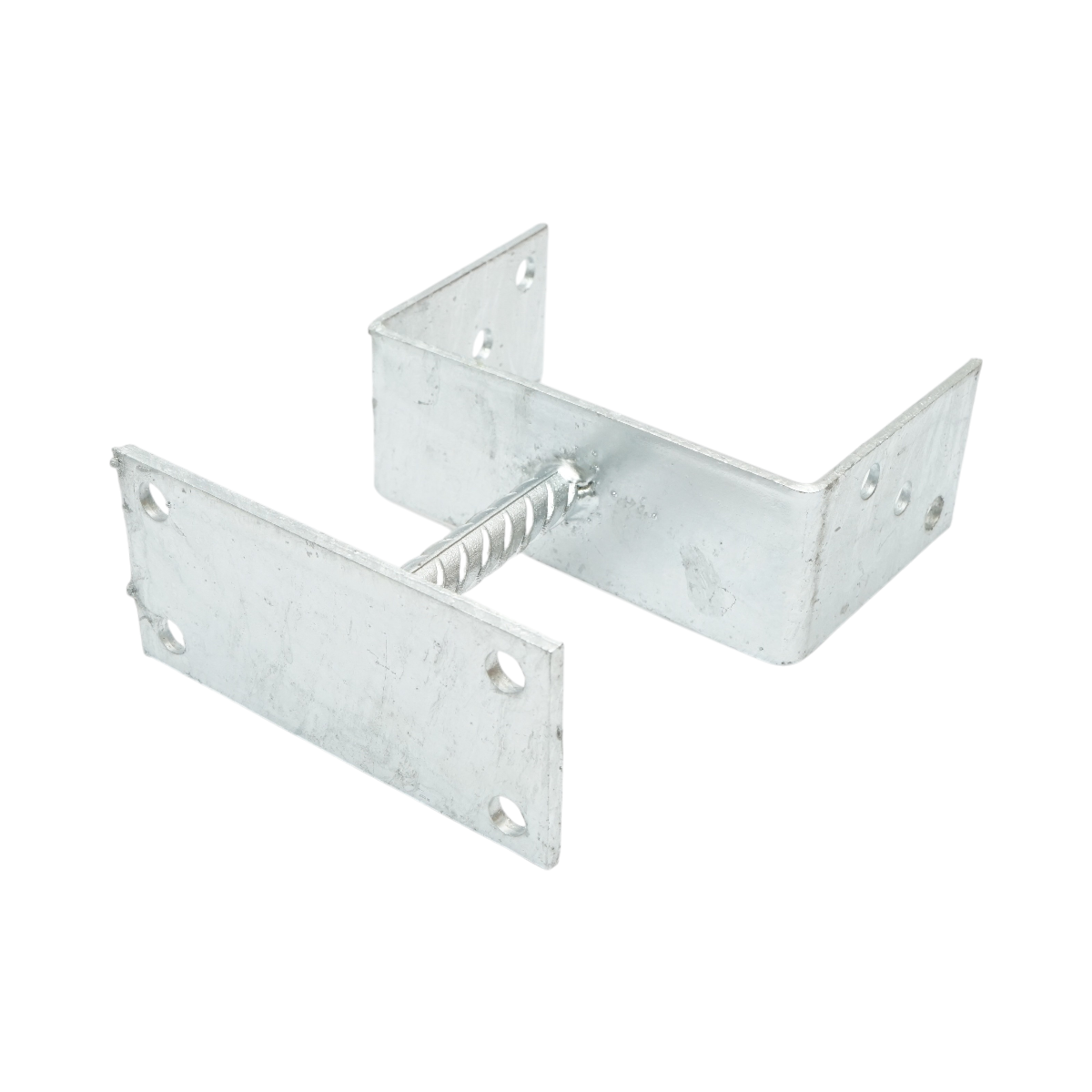 Papuc reazem cu talpa fixa 151x60x101mm, grosime 5mm, otel zincat – imagine 4