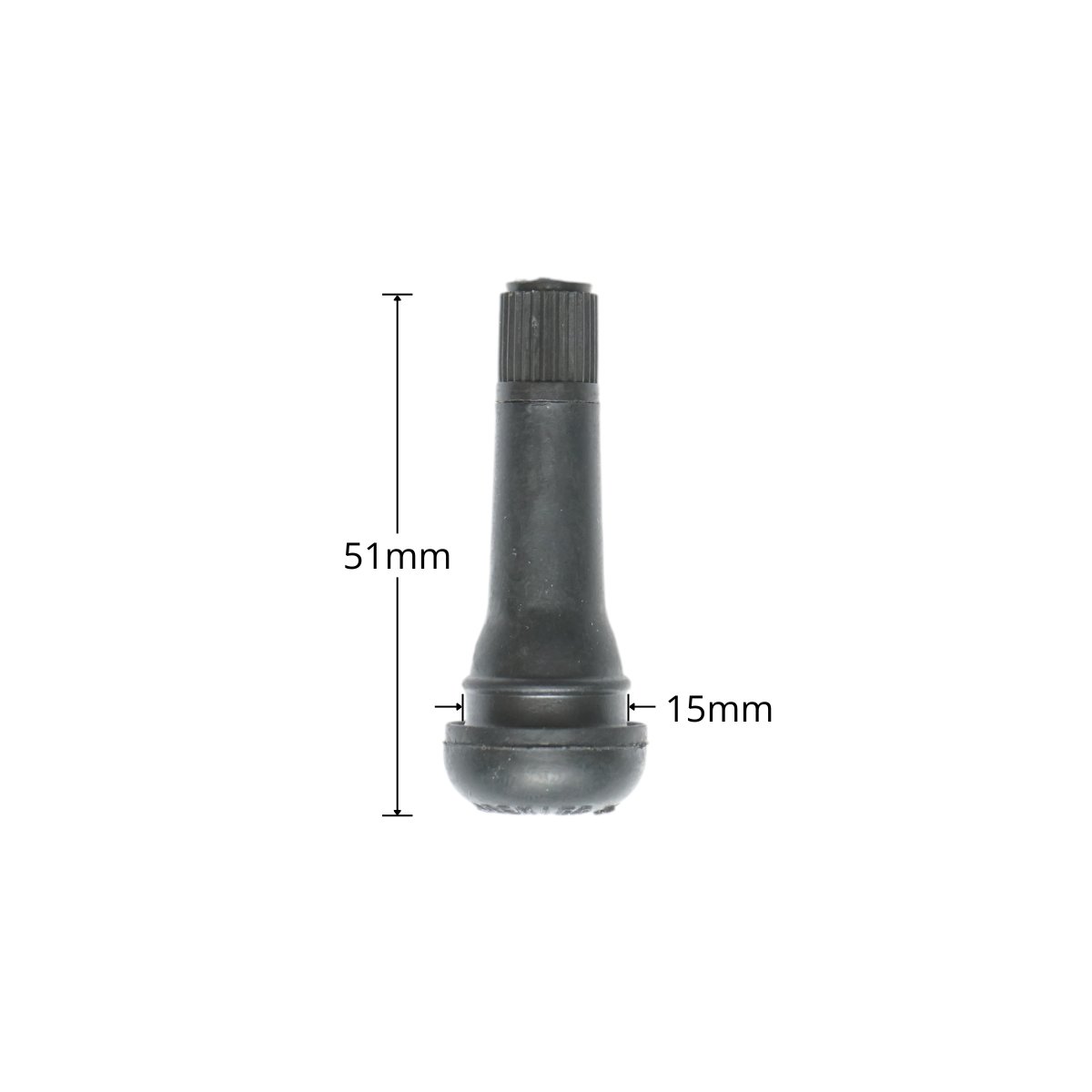 Valva roata tubeless EPDM cu insertie alama 51mm TR414