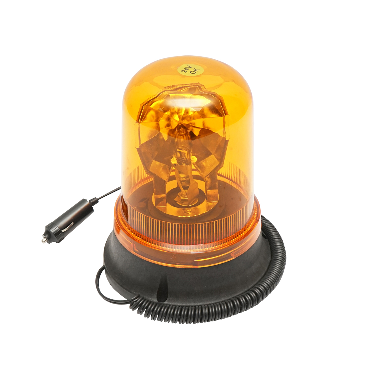Girofar cu bec halogen H1 24V prindere cu magnet
