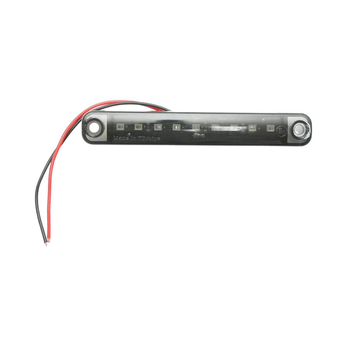 Lampa gabarit laterala slim LED 12-24V rosu fumuriu 100x15x10mm FR0176