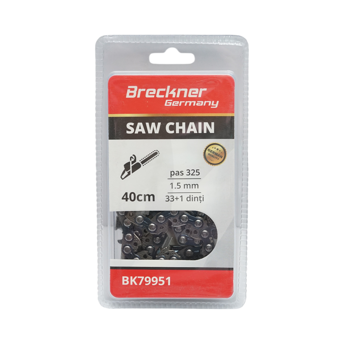 Lant drujba pas 325, 33+1 de dinti, 1.5mm, lungime 40cm Breckner Germany