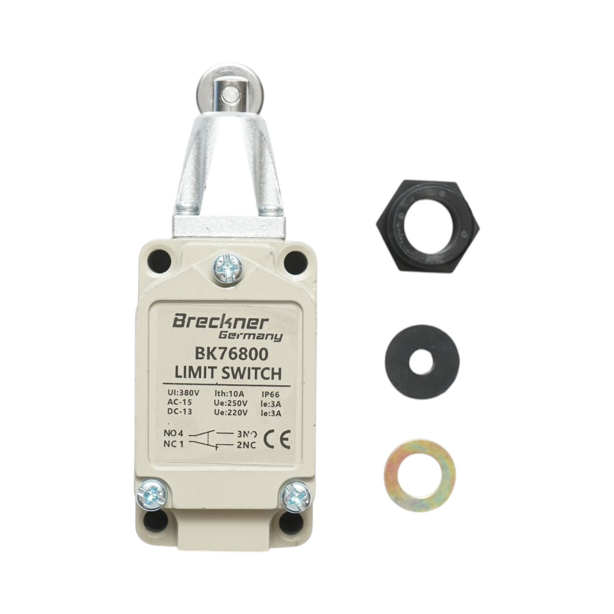 Intrerupator de limita cu rola orizontala 380V 1NO+1NC IP66 Breckner Germany