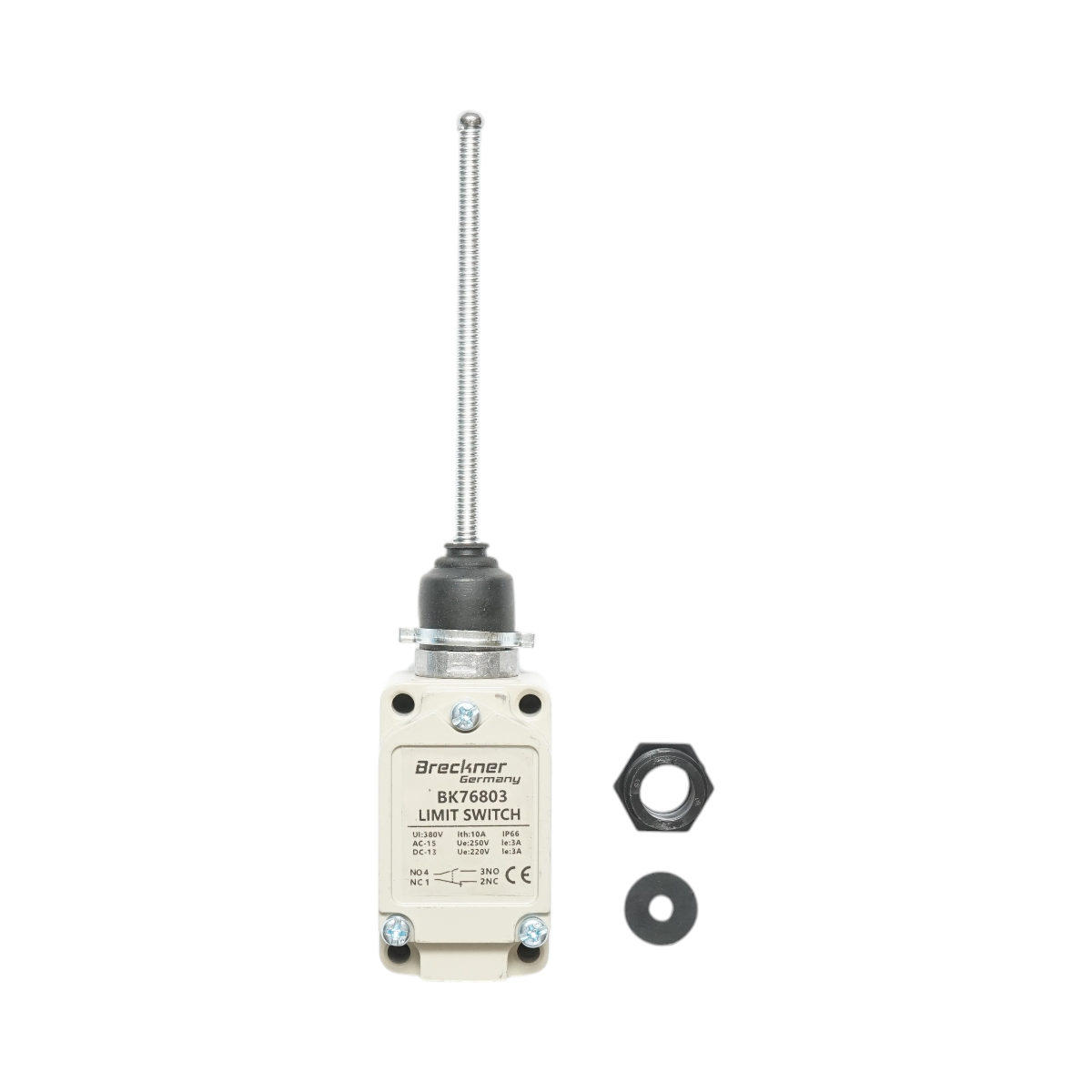 Intrerupator de limita cu tija arc 380V 1NO+1NC IP66 Breckner Germany