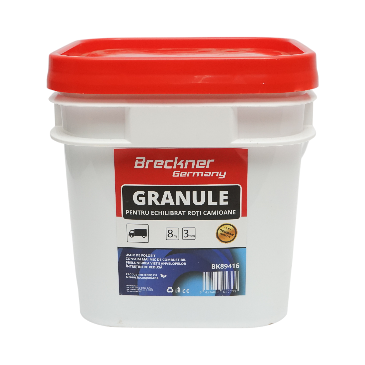 Granule echilibrat roti camioane 3mm 8Kg Breckner Germany