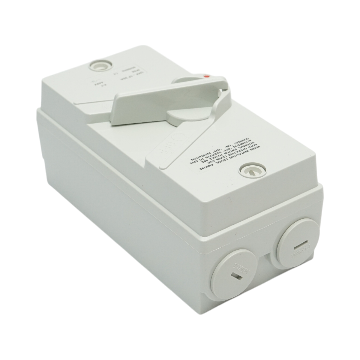 Intrerupator izolator 1P, 440V AC, 20A ON/OFF cu protectie IP66 – imagine 4