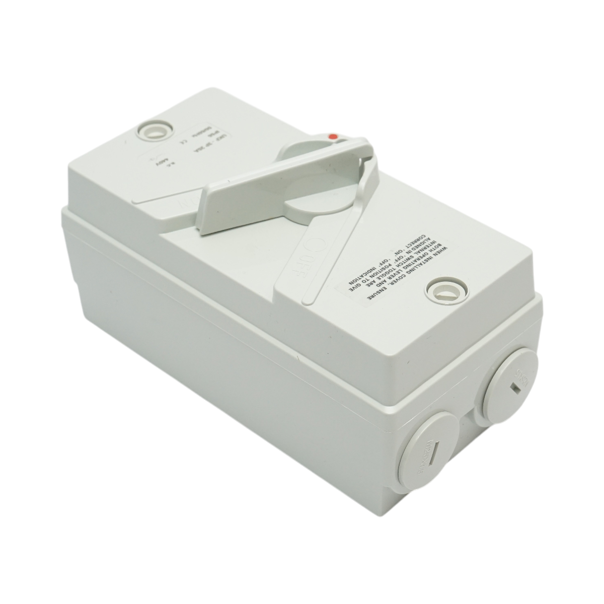 Intrerupator izolator 3P, 440V AC, 20A ON/OFF cu protectie IP66 – imagine 4