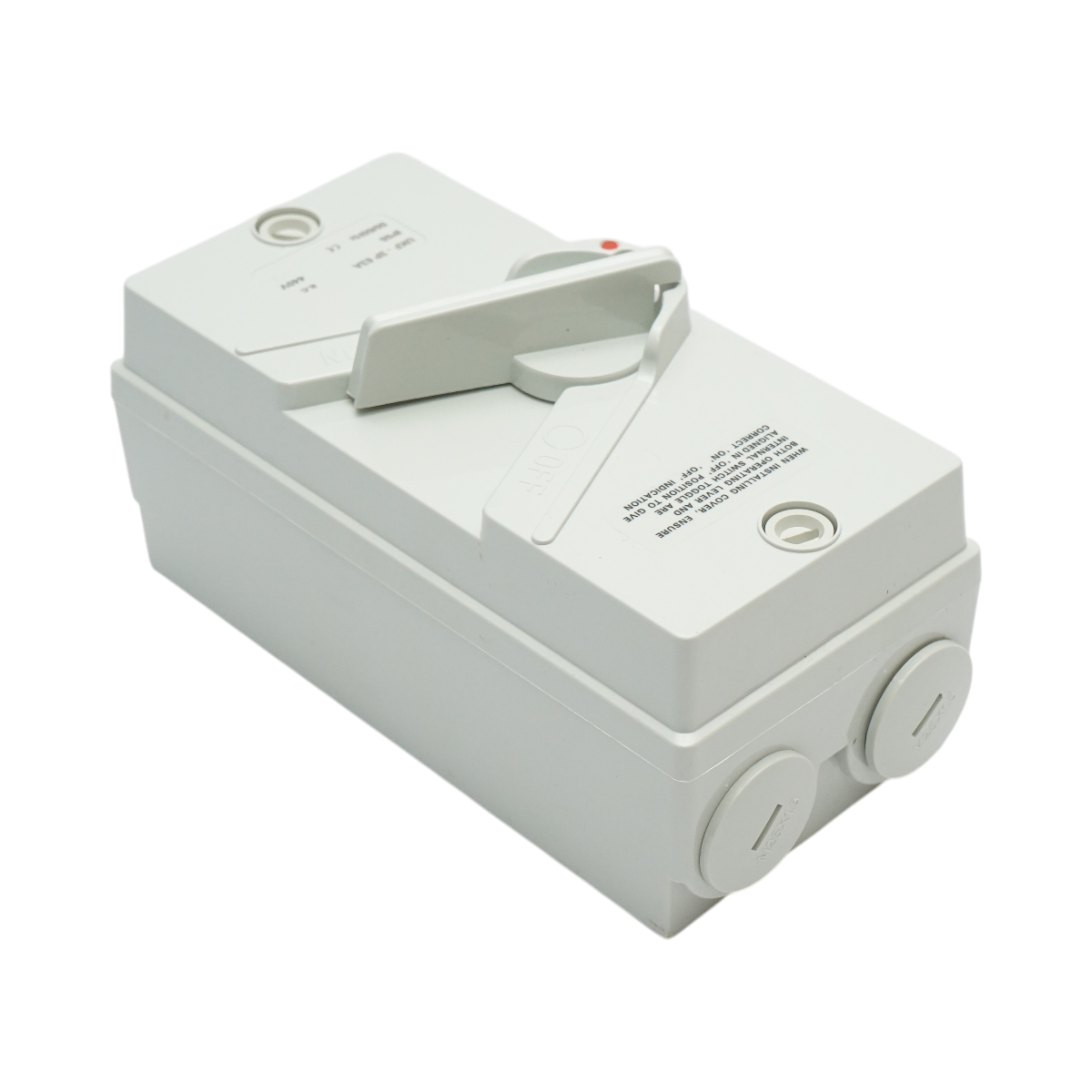 Intrerupator izolator 3P, 440V AC, 63A ON/OFF cu protectie IP66 – imagine 4