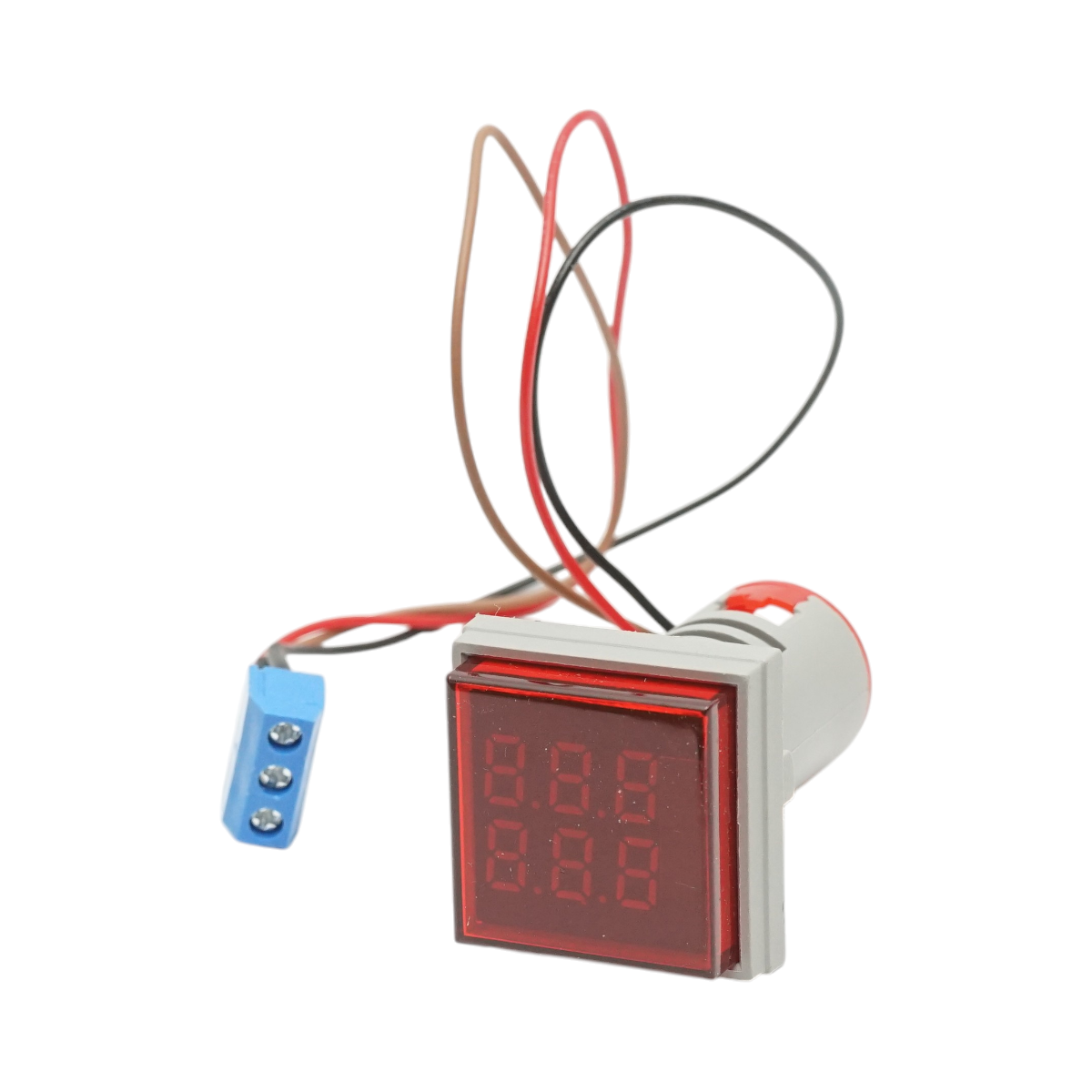 Indicator digital contor LED rosu 0-999999, 220V/380V AC Ø 22mm Breckner Germany