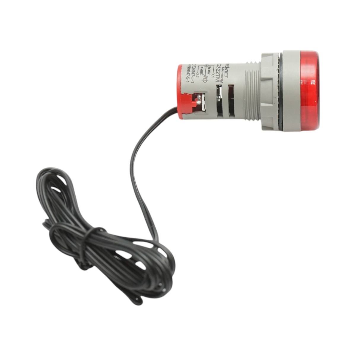 Indicator digital temperatura cu sonda LED rosu 220V/380V AC Ø 22mm Breckner Germany – imagine 4
