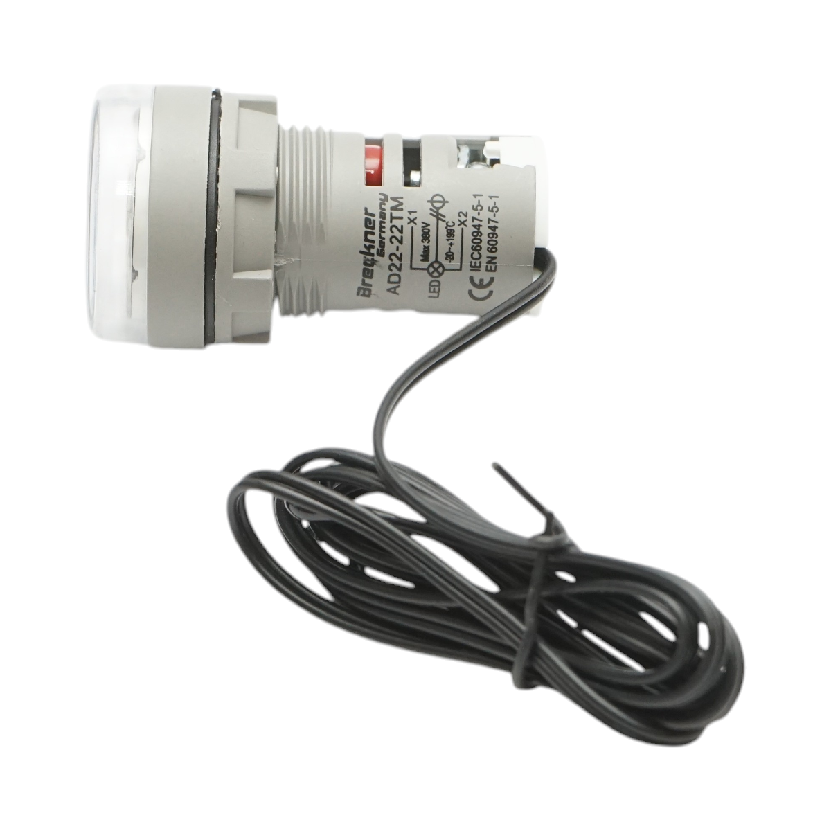 Indicator digital temperatura cu sonda LED alb  220V/380V AC Ø 22mm Breckner Germany – imagine 4