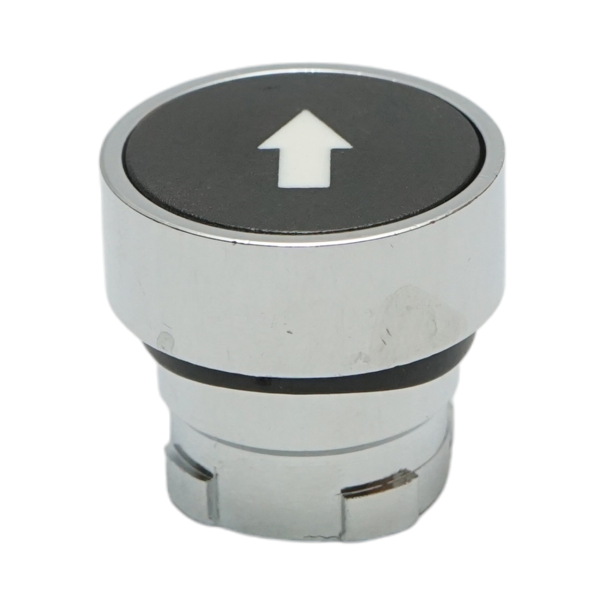 Cap buton comanda negru sageata jos Ø 22mm LAY5 Breckner Germany