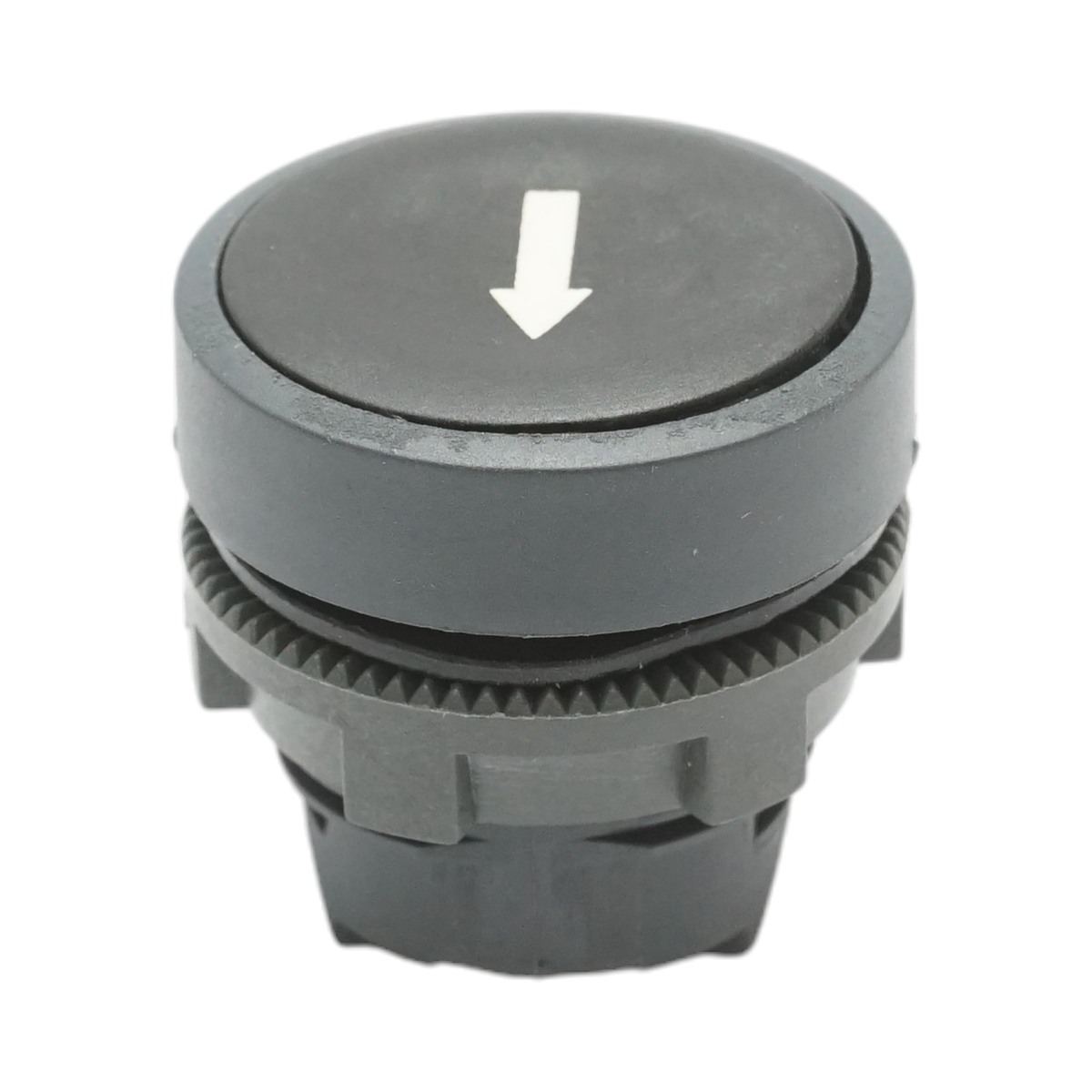 Cap buton comanda negru sageata jos Ø 22mm ZBE Breckner Germany