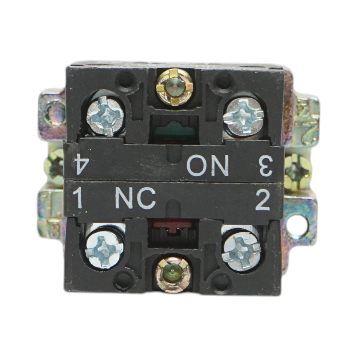 Selector 2 pozitii negru cu revenire 1NO+1NC, 400V/10A, LAY5-BD45 Breckner Germany – imagine 5