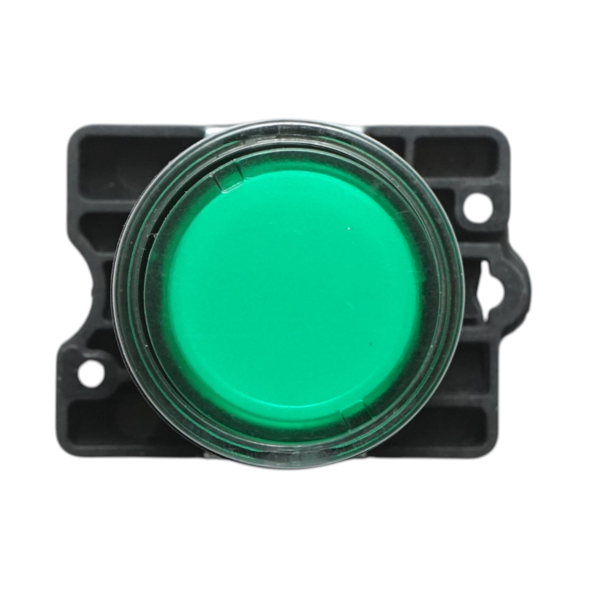 Buton indicator LED verde cu rezistenta integrata 1NO, 220V, LAY5 Breckner Germany – imagine 2