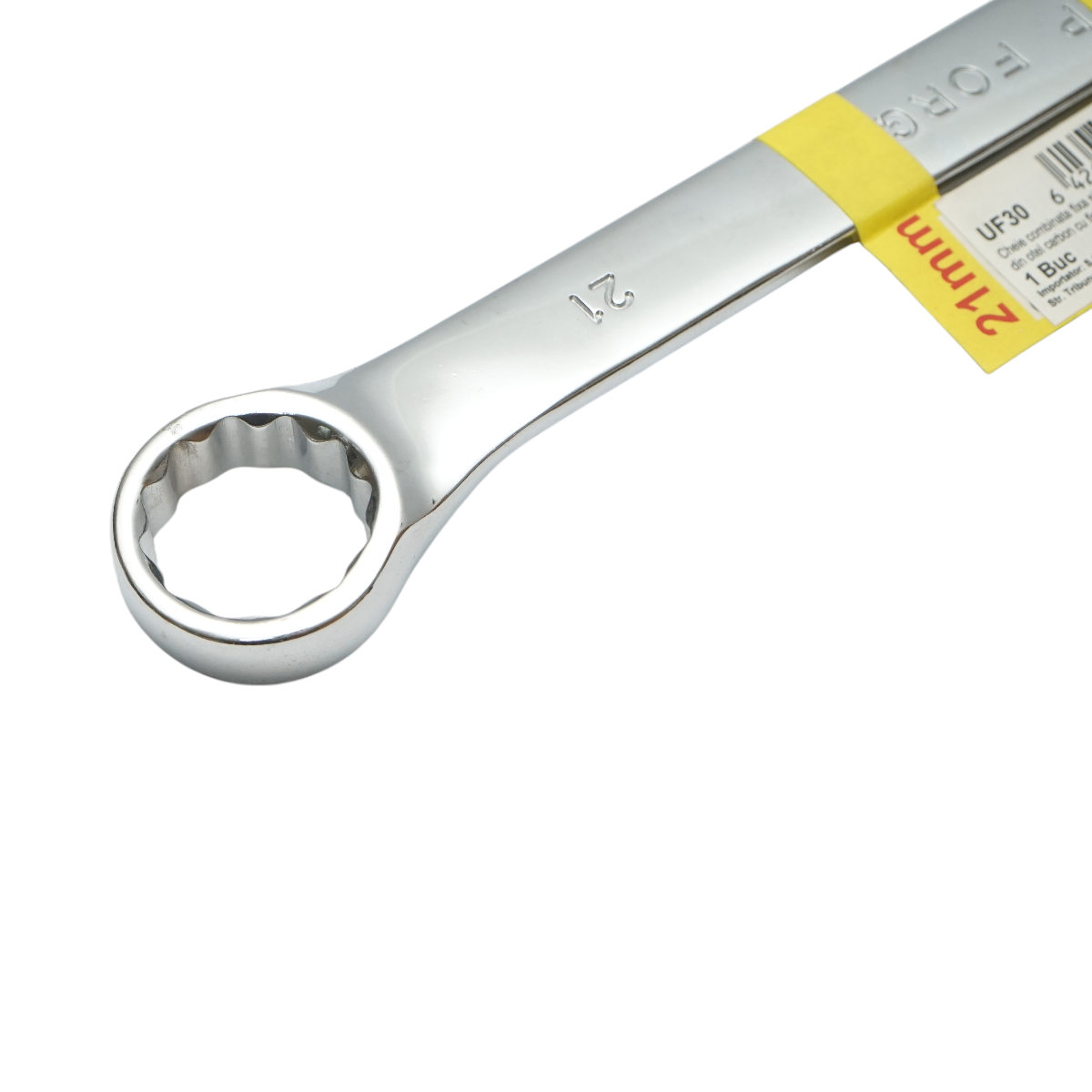 Cheie combinata fixa si inelara 21mm otel carbon Crownman – imagine 5