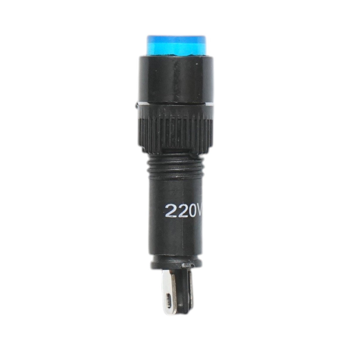Indicator semnalizare industrial LED albastru 220V Ø 8mm Breckner Germany