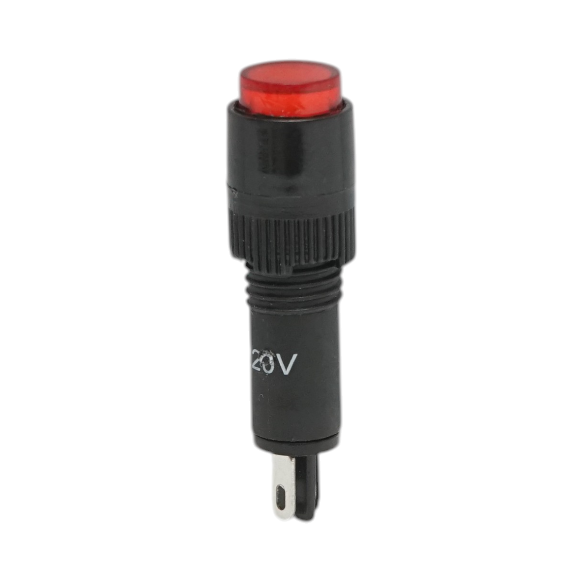 Indicator semnalizare industrial LED rosu 220V Ø 8mm Breckner Germany