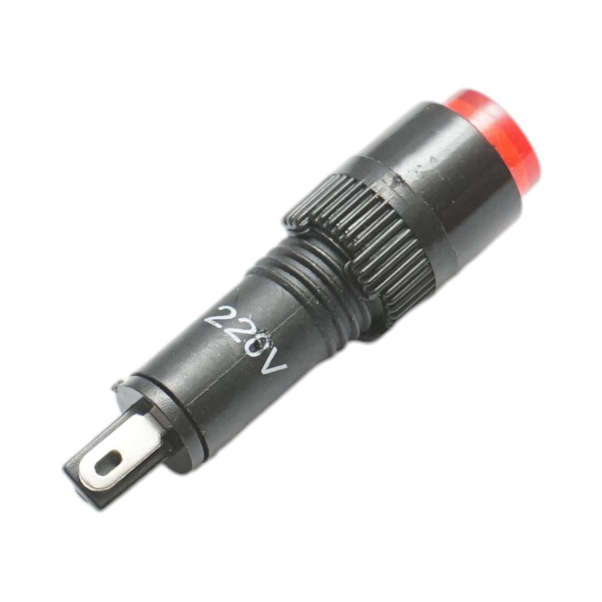 Indicator semnalizare industrial LED rosu 220V Ø 8mm Breckner Germany – imagine 3