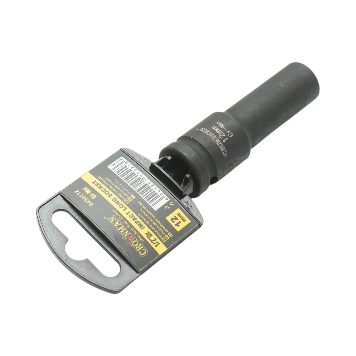 Cheie tubulara de impact lunga 12mm, patrat 1/2 inch Cr-Mo Crownman – imagine 3