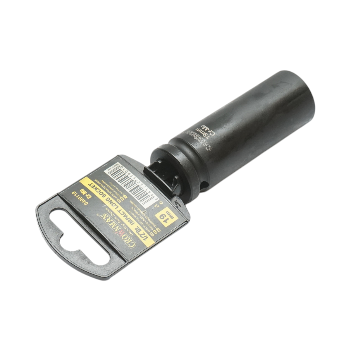 Cheie tubulara de impact lunga 19mm, patrat 1/2 inch Cr-Mo Crownman – imagine 3