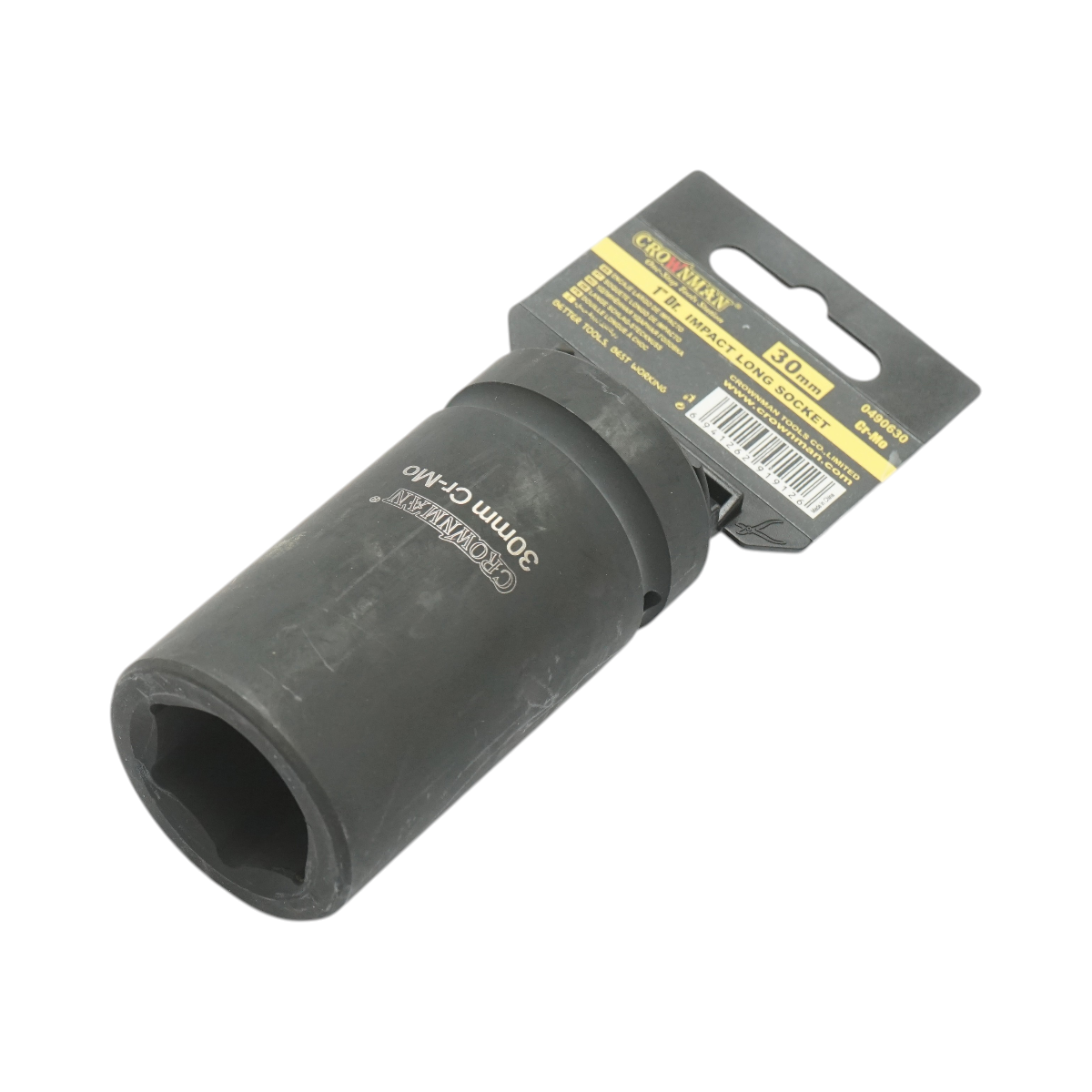 Cheie tubulara de impact lunga 30mm, patrat 1 inch Cr-Mo Crownman – imagine 2