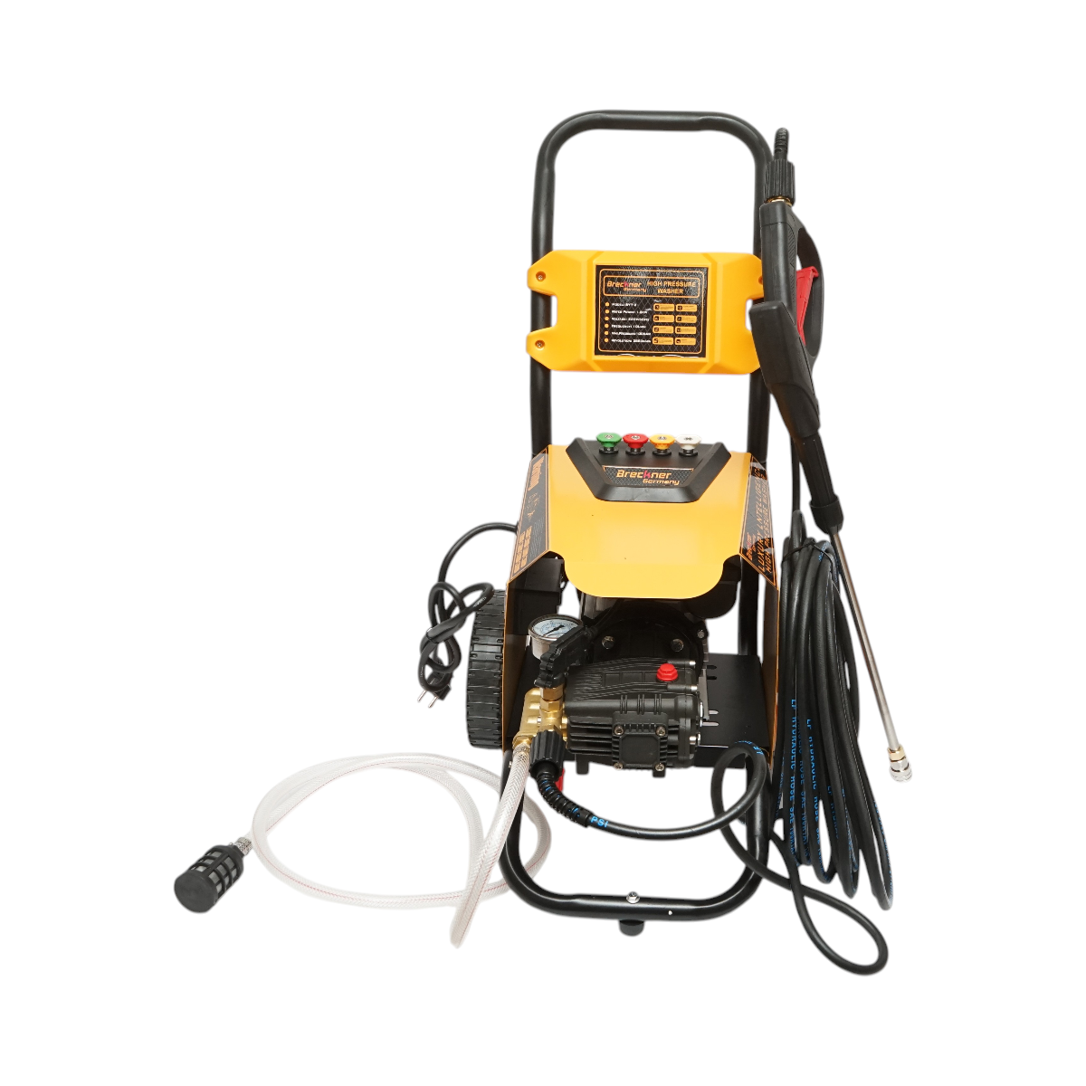 Aparat de spalat cu presiune 1.8kW, 220V, 100 bar, debit 10 L/min cu furtun si pistol Breckner Germany
