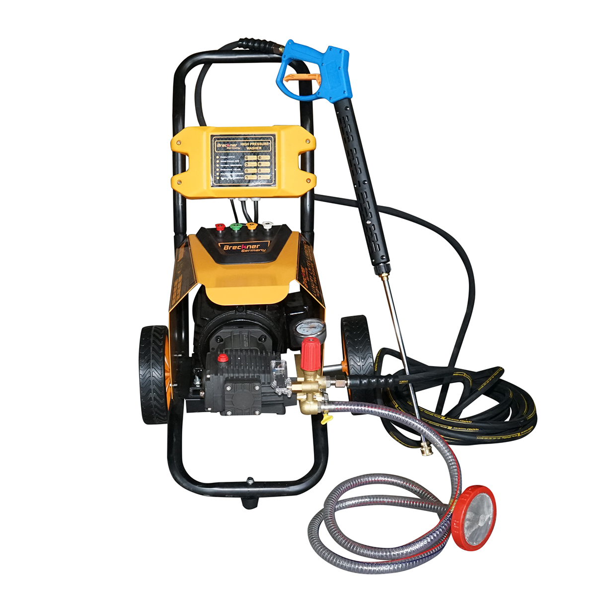 Aparat de spalat cu presiune 4KW/380V, 220 bar, debit 15 L/min cu furtun si pistol Breckner Germany