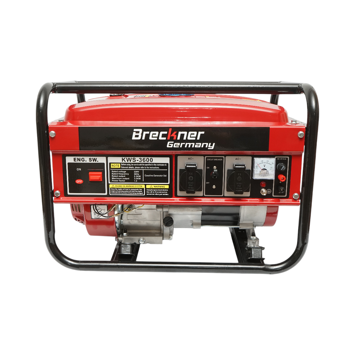 Generator electric pe benzina 2.5KW/220V, motor 7.5CP, pornire manuala Breckner Germany