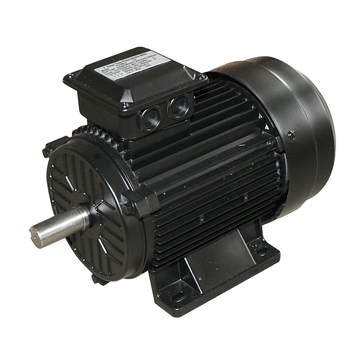 Motor electric trifazat cu fulie 4kW, 380V, 2880rpm cu bobinaj cupru si carcasa aluminiu IP44 Breckner Germany