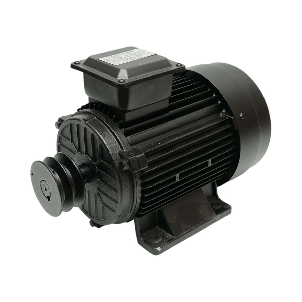 Motor electric trifazat cu fulie 4kW, 380V, 2880rpm cu bobinaj cupru si carcasa aluminiu IP44 Breckner Germany