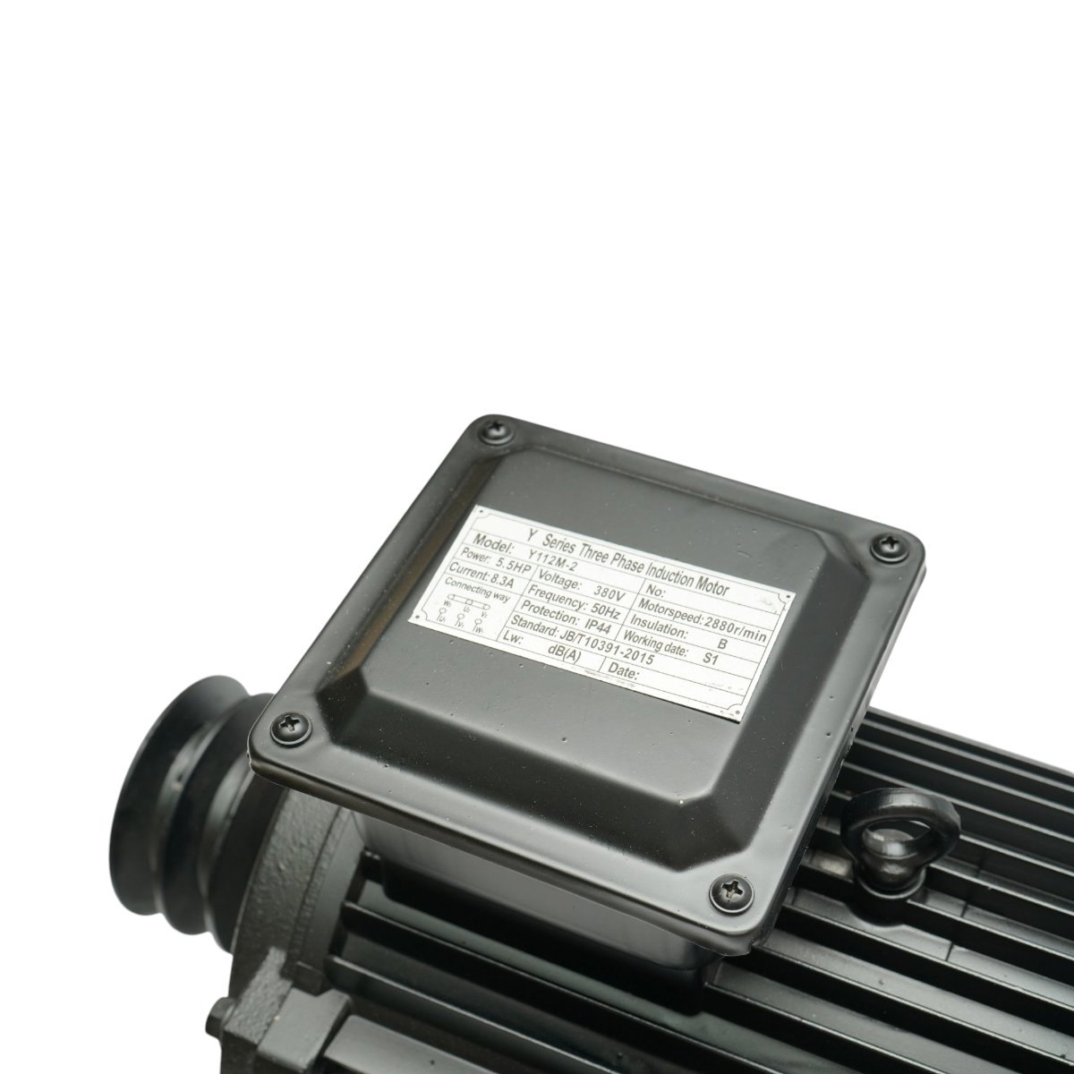 Motor electric trifazat cu fulie 4kW, 380V, 2880rpm cu bobinaj cupru si carcasa aluminiu IP44 Breckner Germany – imagine 9