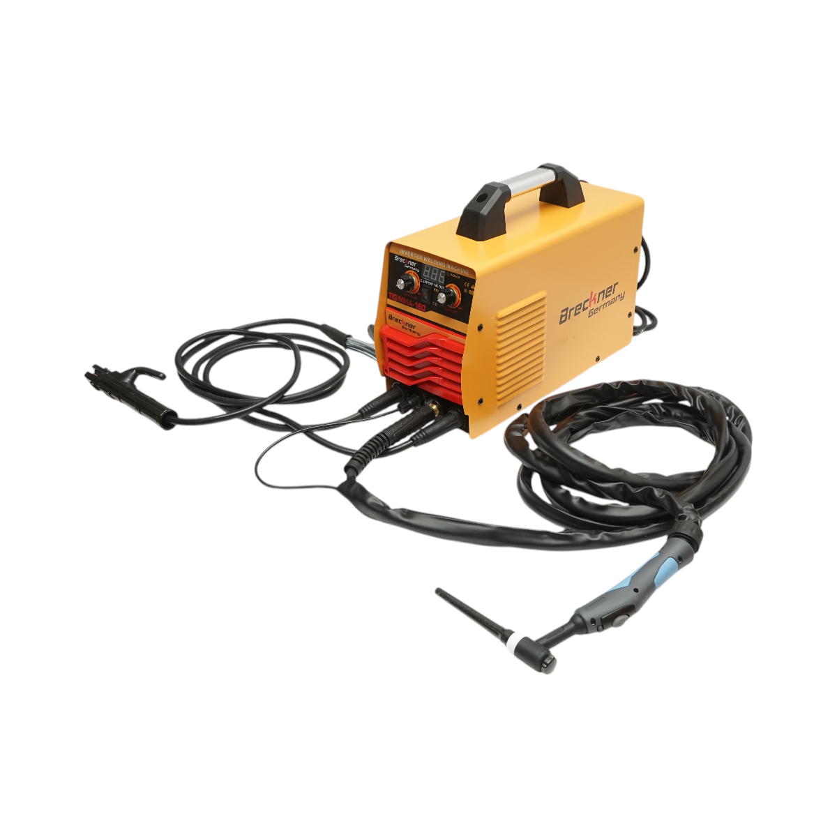 Aparat de sudura invertor 160A TIG/MMA, 220V cu afisaj digital, tehnologie IGBT Breckner Germany