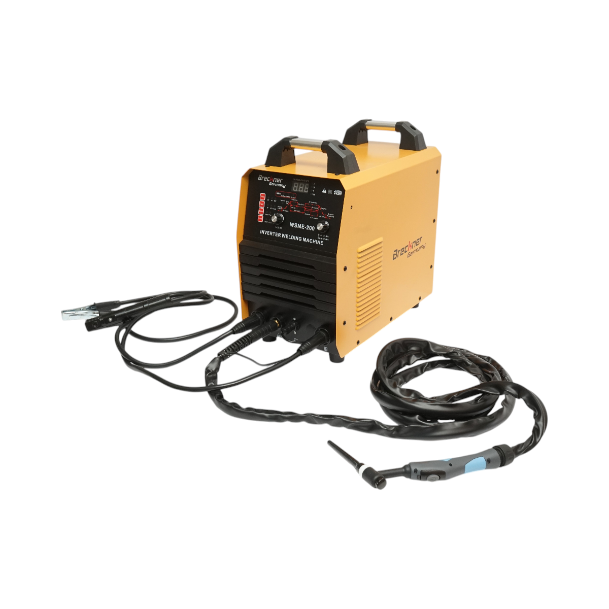 Aparat de sudura invertor 250A TIG Pulse AC/DC, MMA 220V cu functii avansate, afisaj digital WSME-200 Breckner Germany