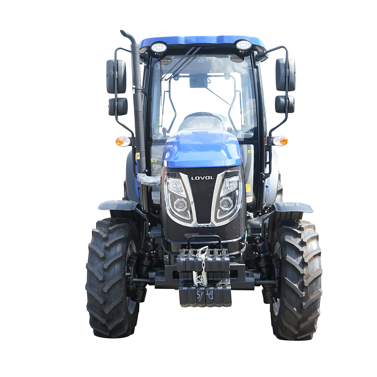 Tractor 50HP 4x4 cu cabina inmatriculabil, aer conditionat, motor Hyundai turbo diesel DM02 LOVOL M504 PRO – imagine 2