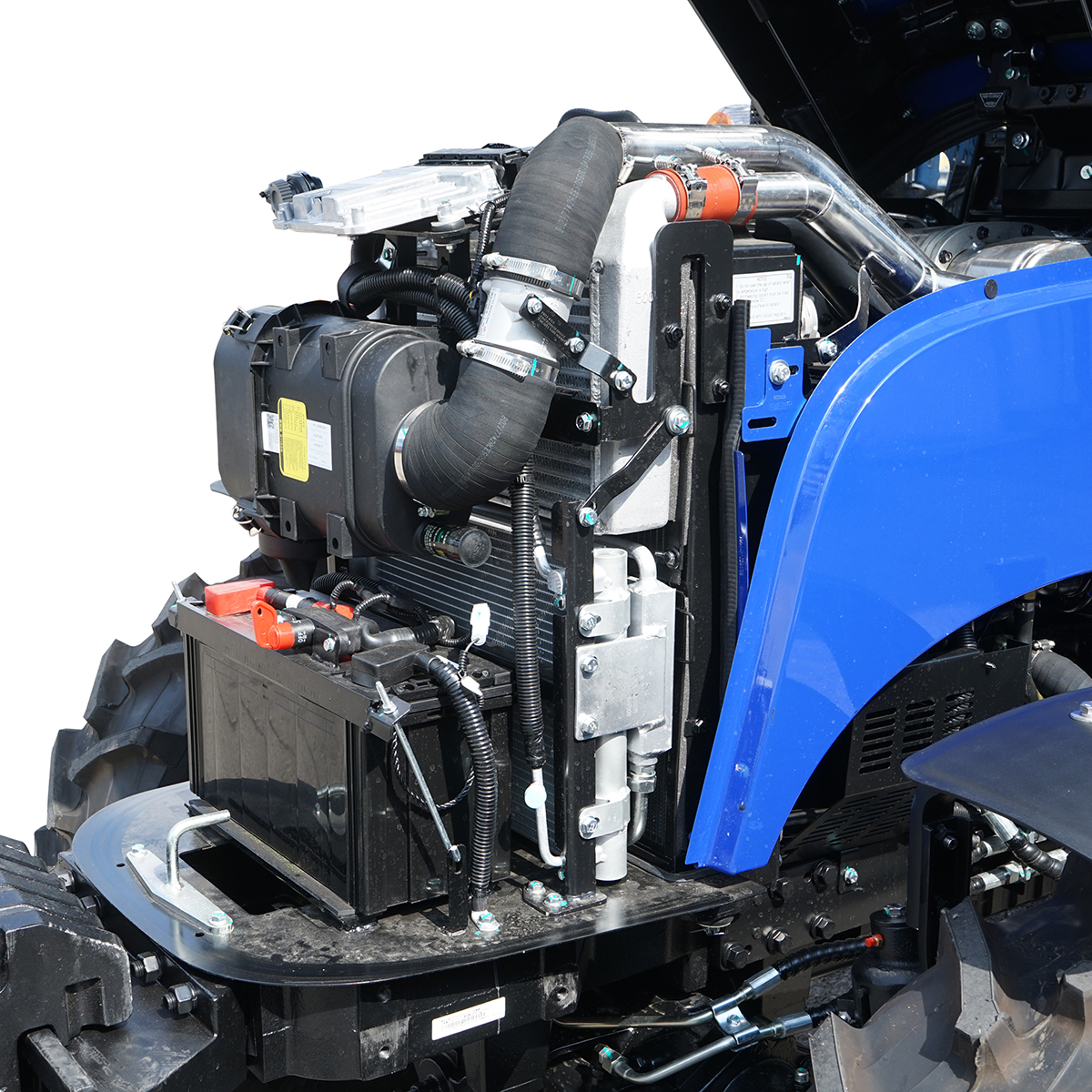 Tractor 50HP 4x4 cu cabina inmatriculabil, aer conditionat, motor Hyundai turbo diesel DM02 LOVOL M504 PRO – imagine 6