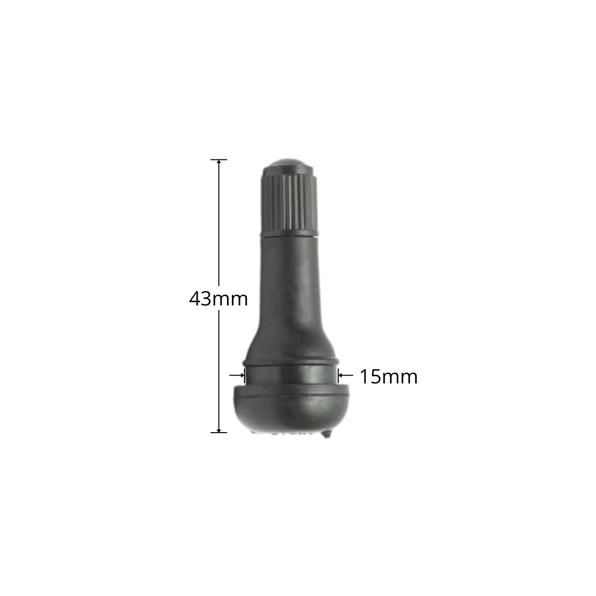 Valva roata tubeless 43mm TR413