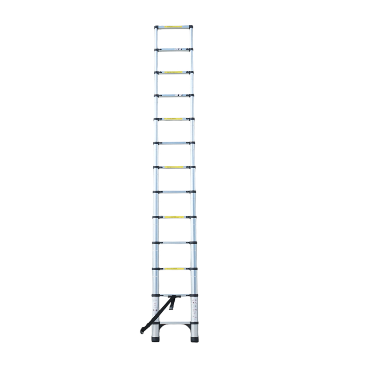 Scara aluminiu telescopica 3.8m, 13 trepte antiderapante, sarcina maxima 150kg Breckner Germany – imagine 3