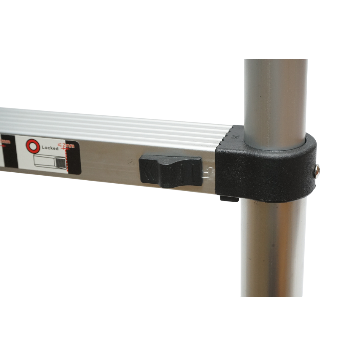 Scara aluminiu telescopica 3.8m, 13 trepte antiderapante, sarcina maxima 150kg Breckner Germany – imagine 8