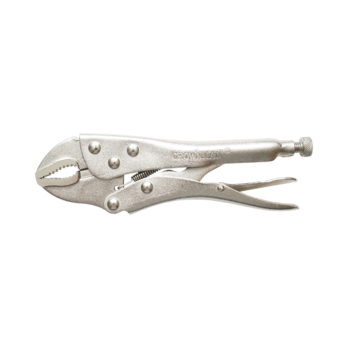 Cleste autoblocant cu falci curbate multifunctional 180mm profesional Crownman
