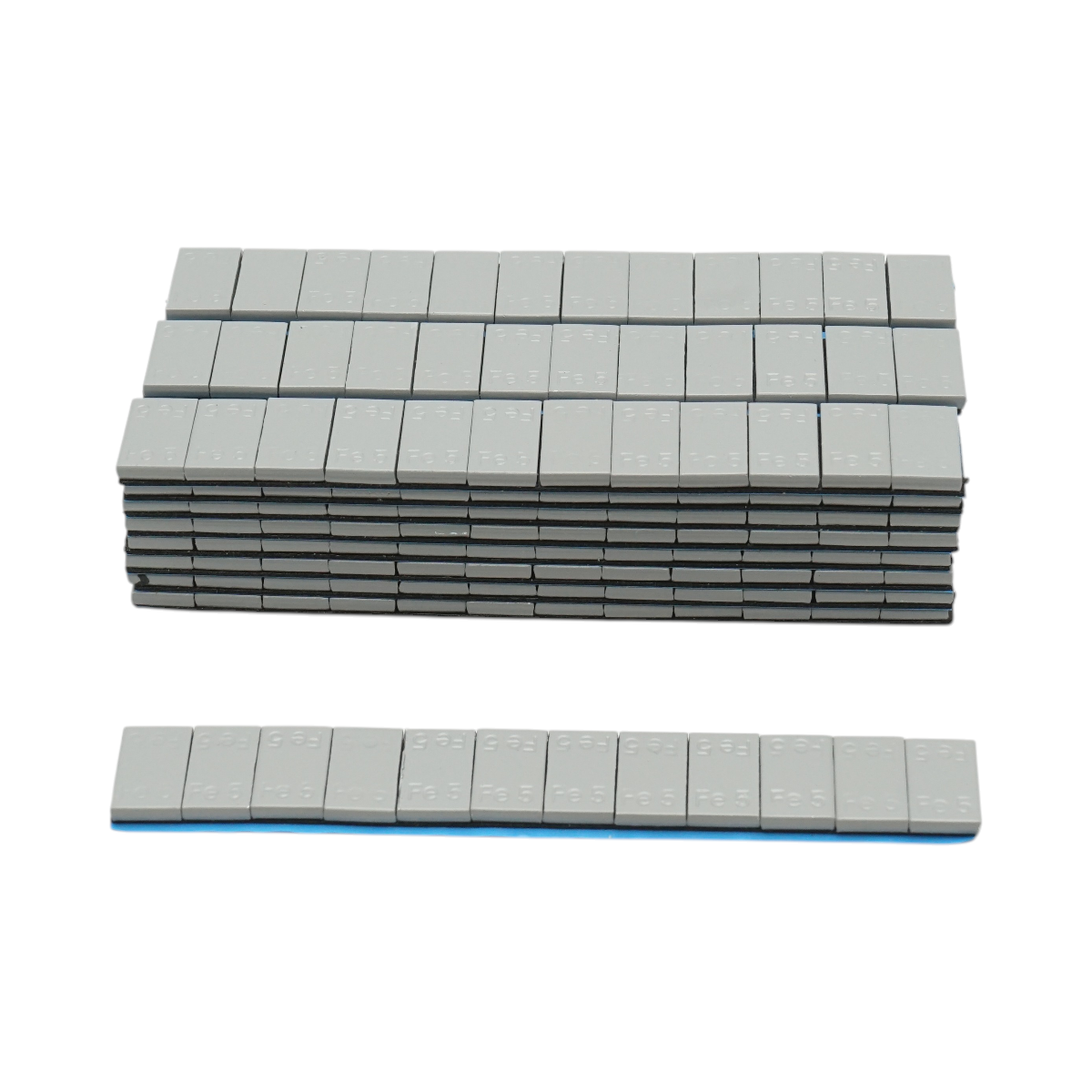 Contragreutati autoadezive gri inchis echilibrare roti Fe 60g (5gx12 buc) 100 benzi/cutie