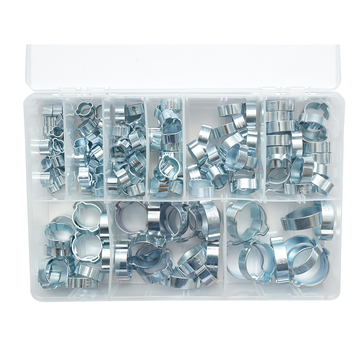 Trusa coliere metalice cu urechi 5-27mm 175 piese – imagine 4