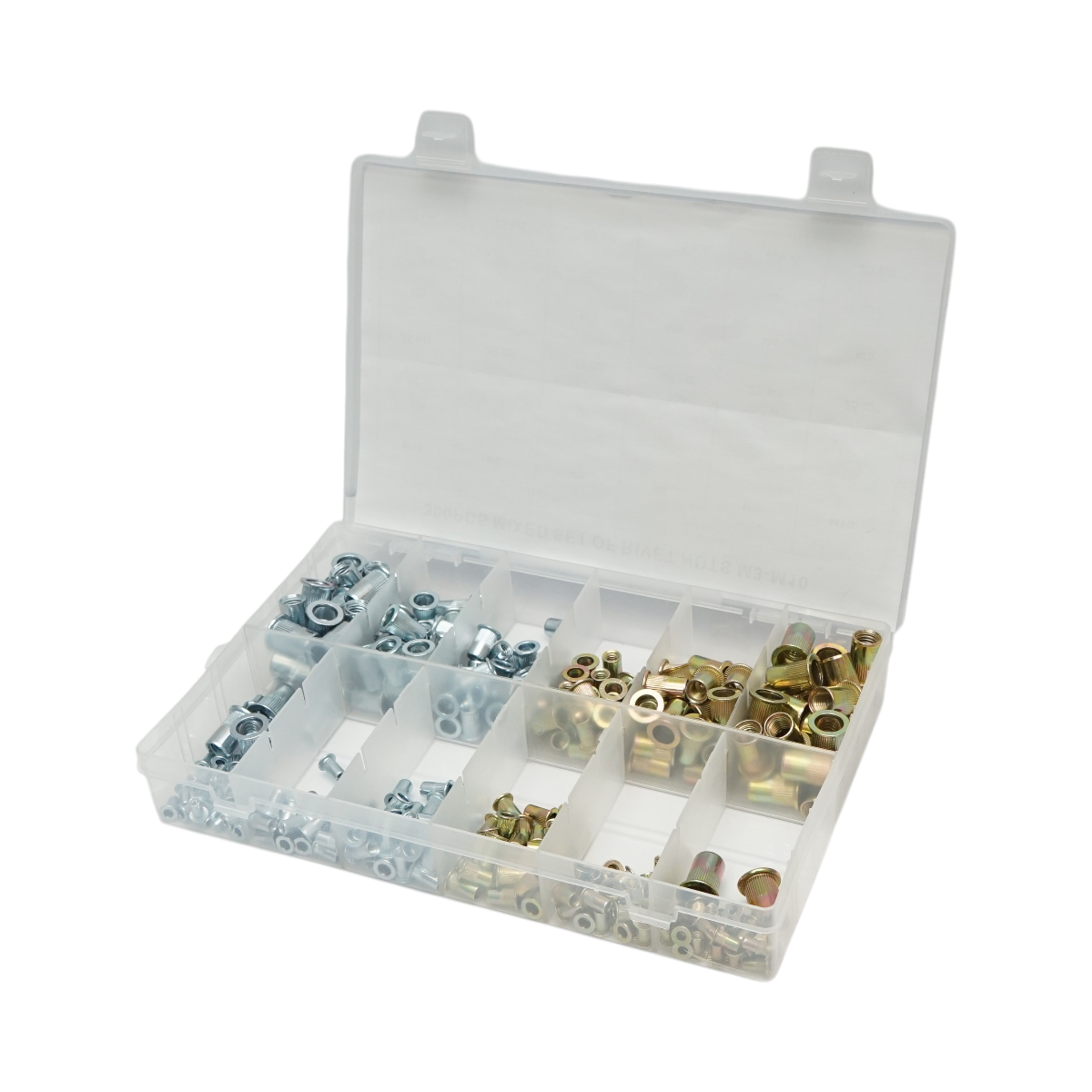 Trusa piulite nit cu guler M3-M10 300 piese – imagine 4