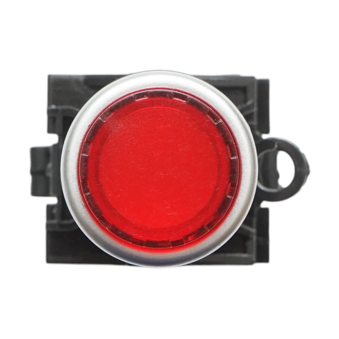 Buton comanda iluminat convex LED 24V AC/DC rosu cu revenire 1NO+1NC, 10A/600V AC, 1A/250V DC LA42 Breckner Germany – imagine 3