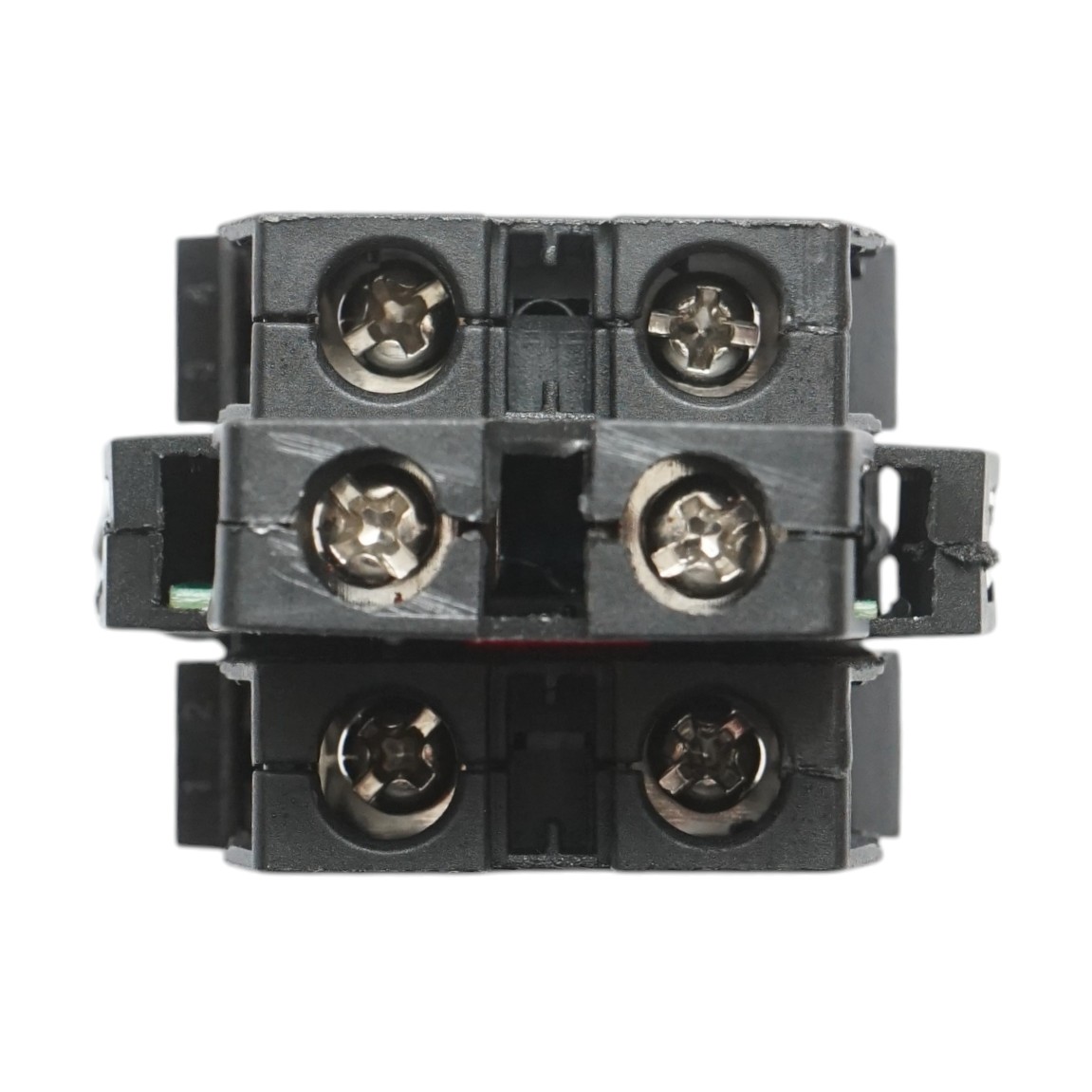 Buton comanda iluminat convex LED 24V AC/DC rosu cu revenire 1NO+1NC, 10A/600V AC, 1A/250V DC LA42 Breckner Germany – imagine 5