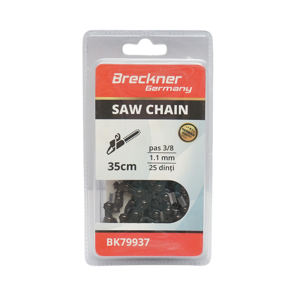 Lant drujba pas 3/8, 25 de dinti, 1.1mm, lungime 35cm Breckner Germany
