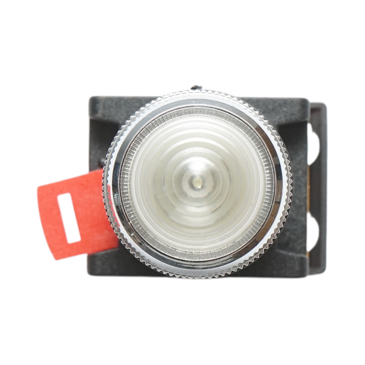 Lampa semnalizare LED alb 220V AC 22mm Breckner Germany – imagine 3