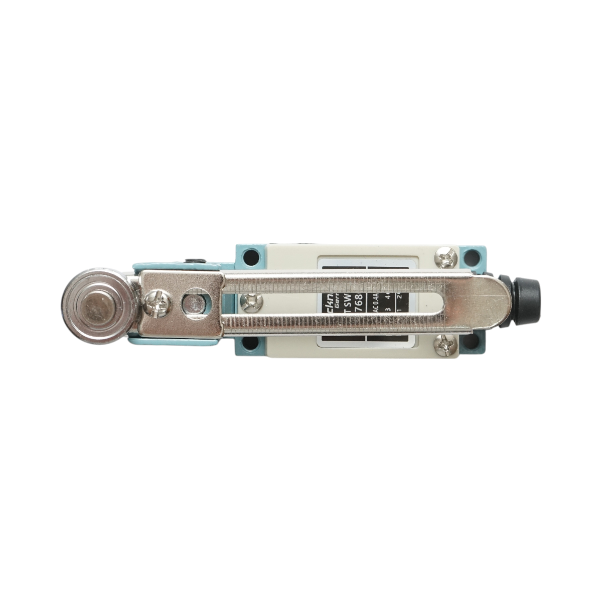 Intrerupator de limita cu brat reglabil si rola NO+NC 250V AC 5A/115V DC 0.4A Breckner Germany – imagine 2