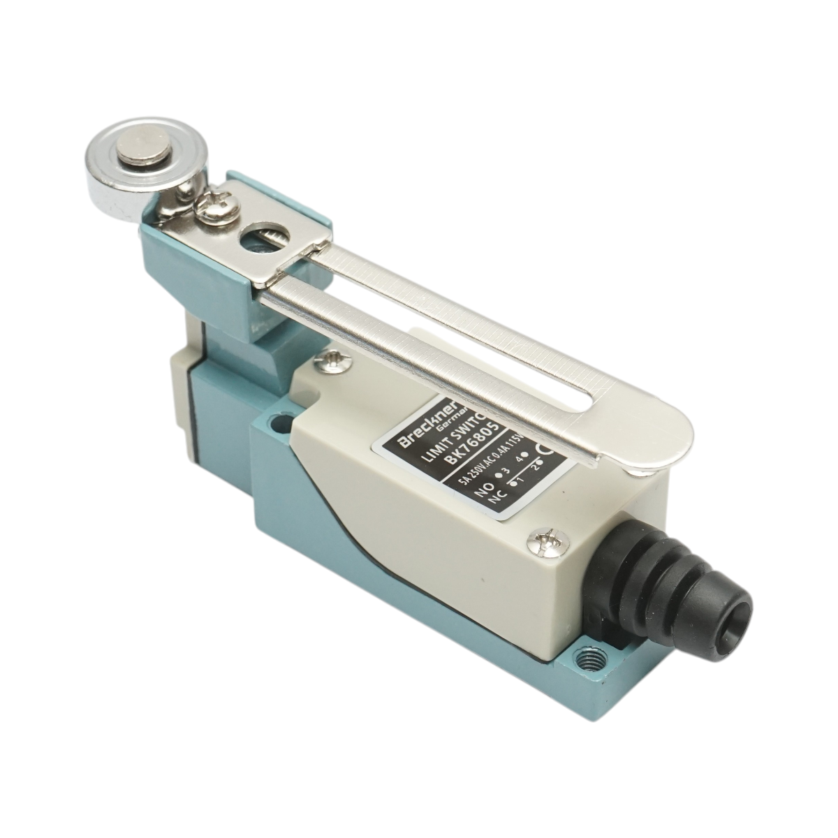 Intrerupator de limita cu brat reglabil si rola NO+NC 250V AC 5A/115V DC 0.4A Breckner Germany – imagine 3