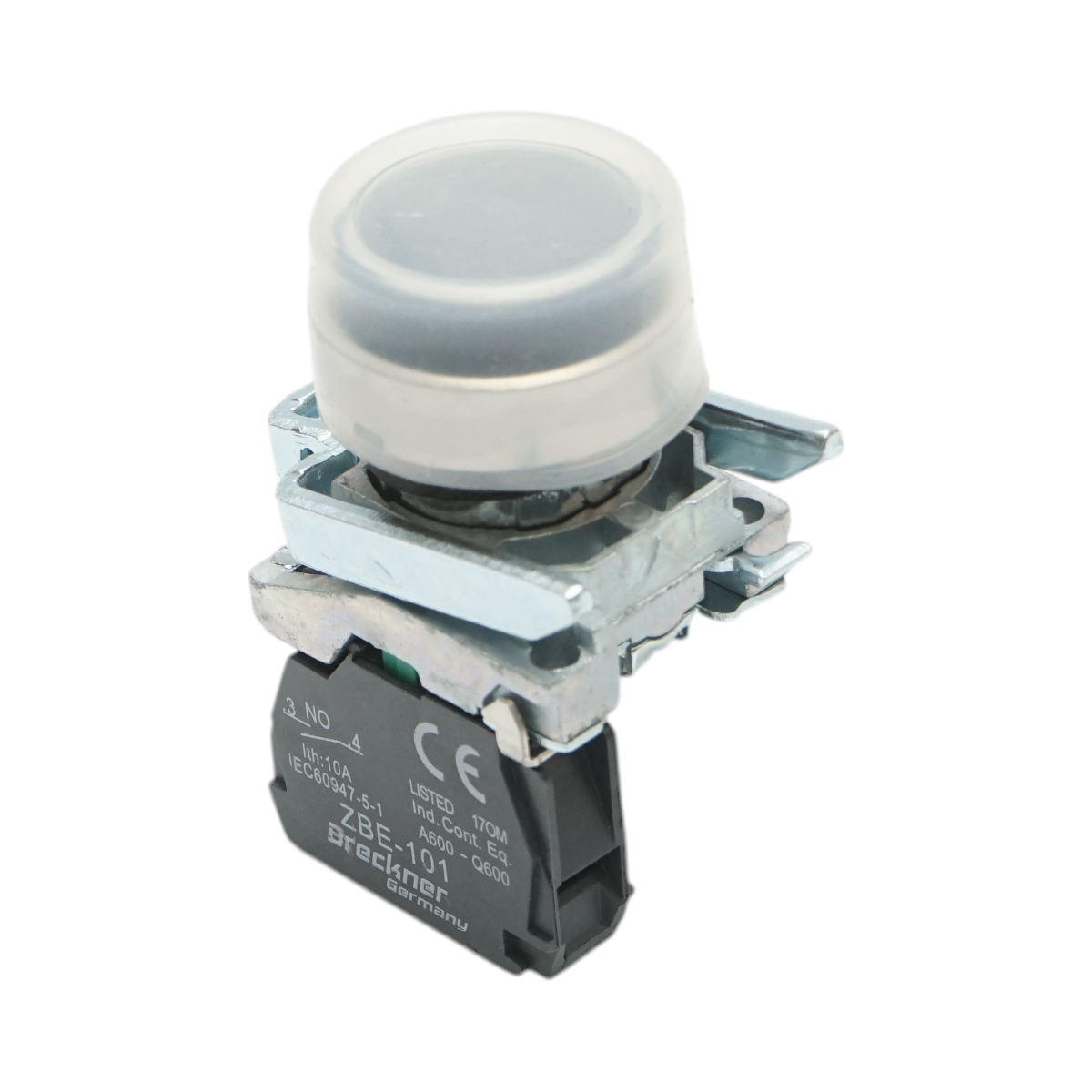 Buton comanda negru cu capac protectie 22mm, 1NO,  TB4-BP21, IP65 Breckner Germany – imagine 3